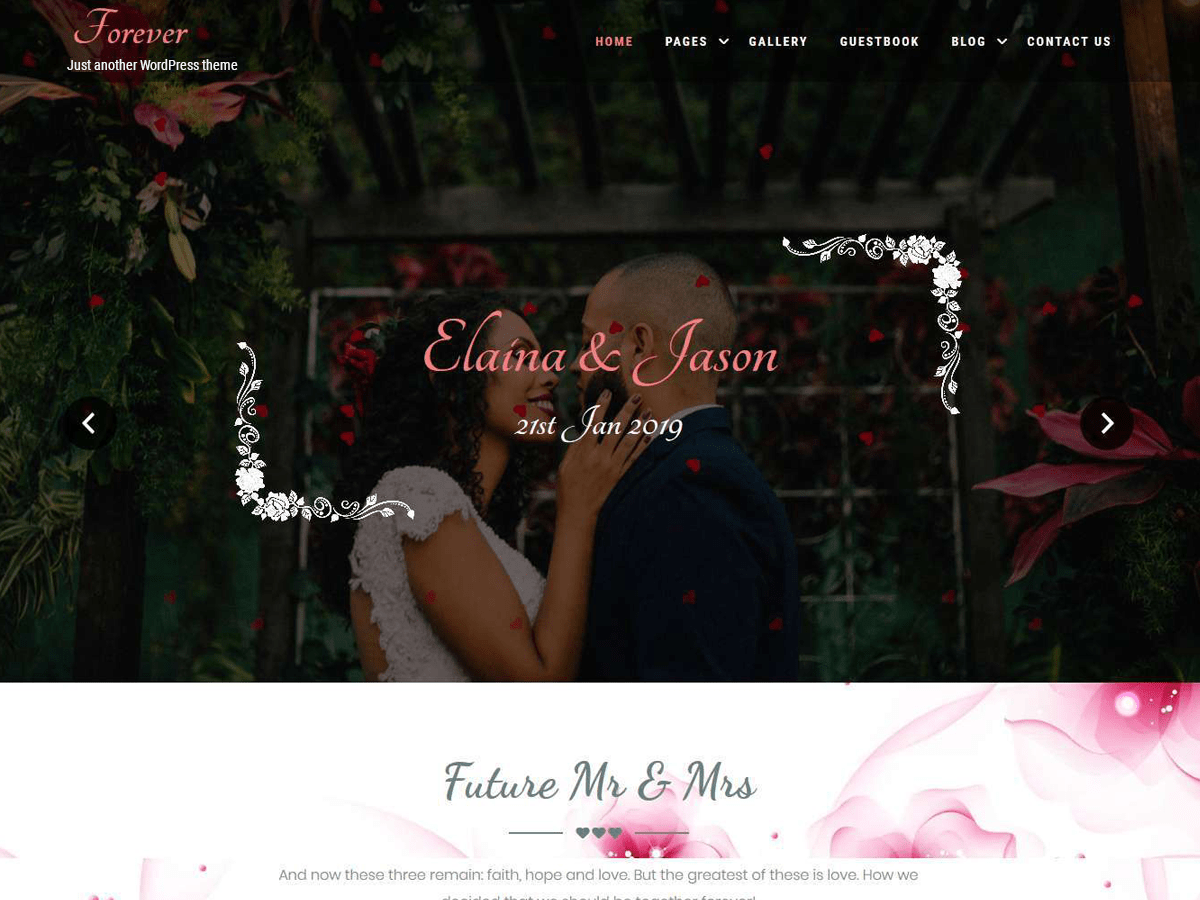 Tema WordPress Pernikahan
