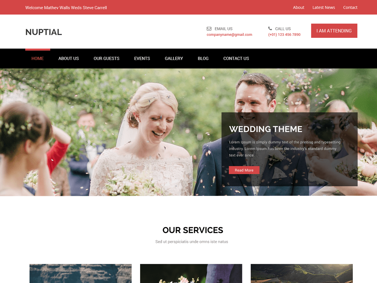 Tema WordPress Pernikahan