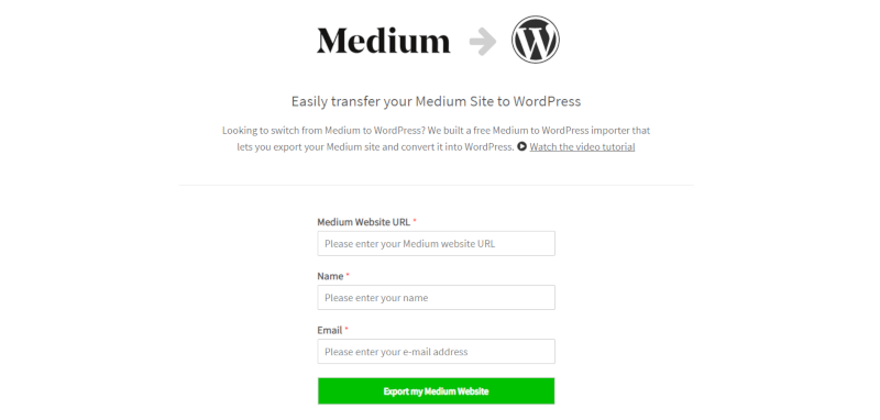 Verschieben Sie Ihren Blog von Medium zu WordPress