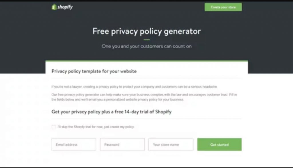 Mejores generadores de políticas de privacidad