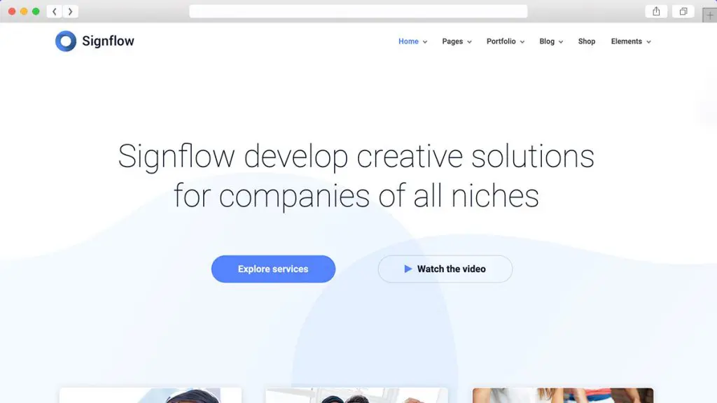 Signflow Tech i motyw startowy