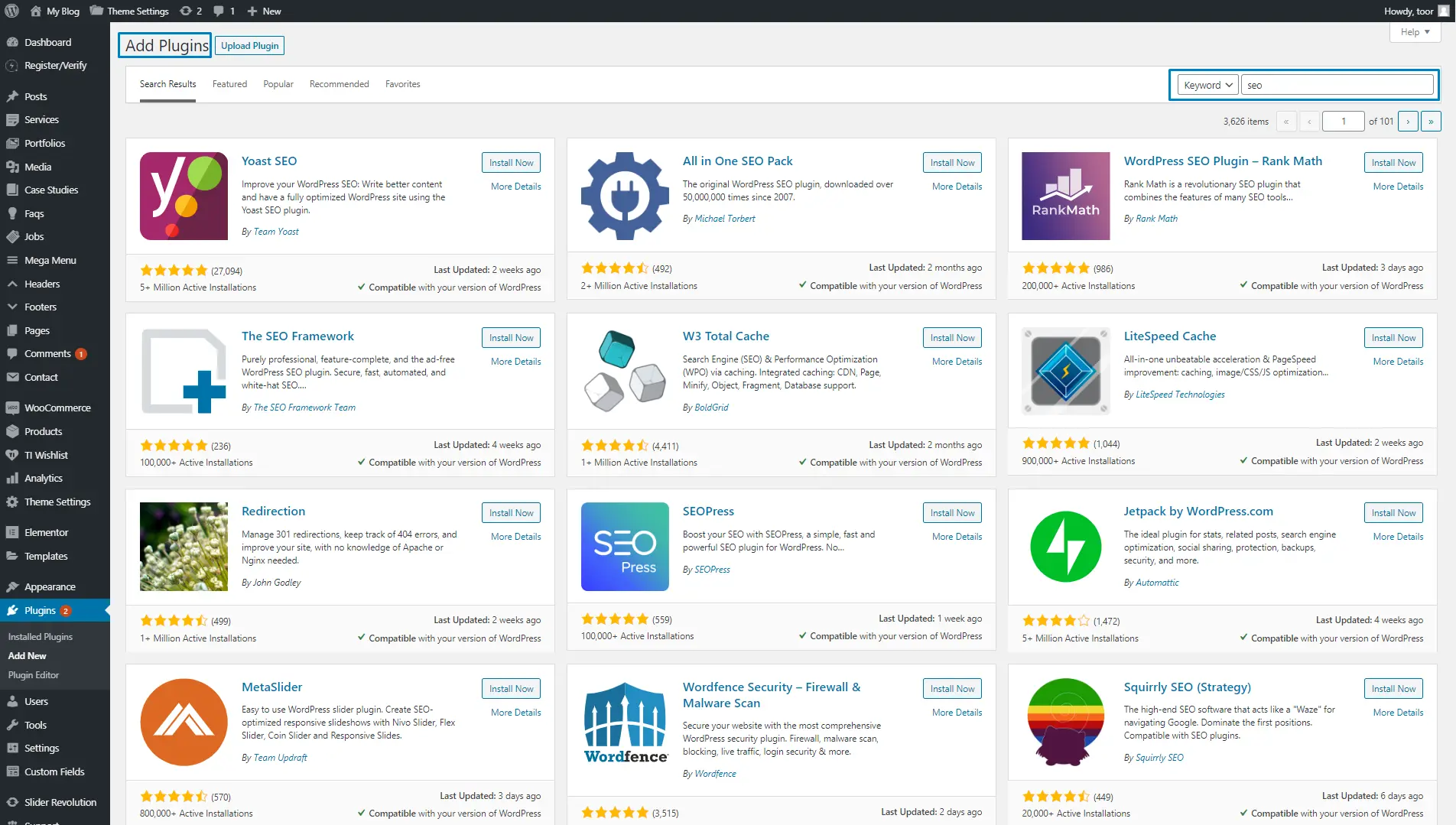 WordPress é muito amigável com SEO