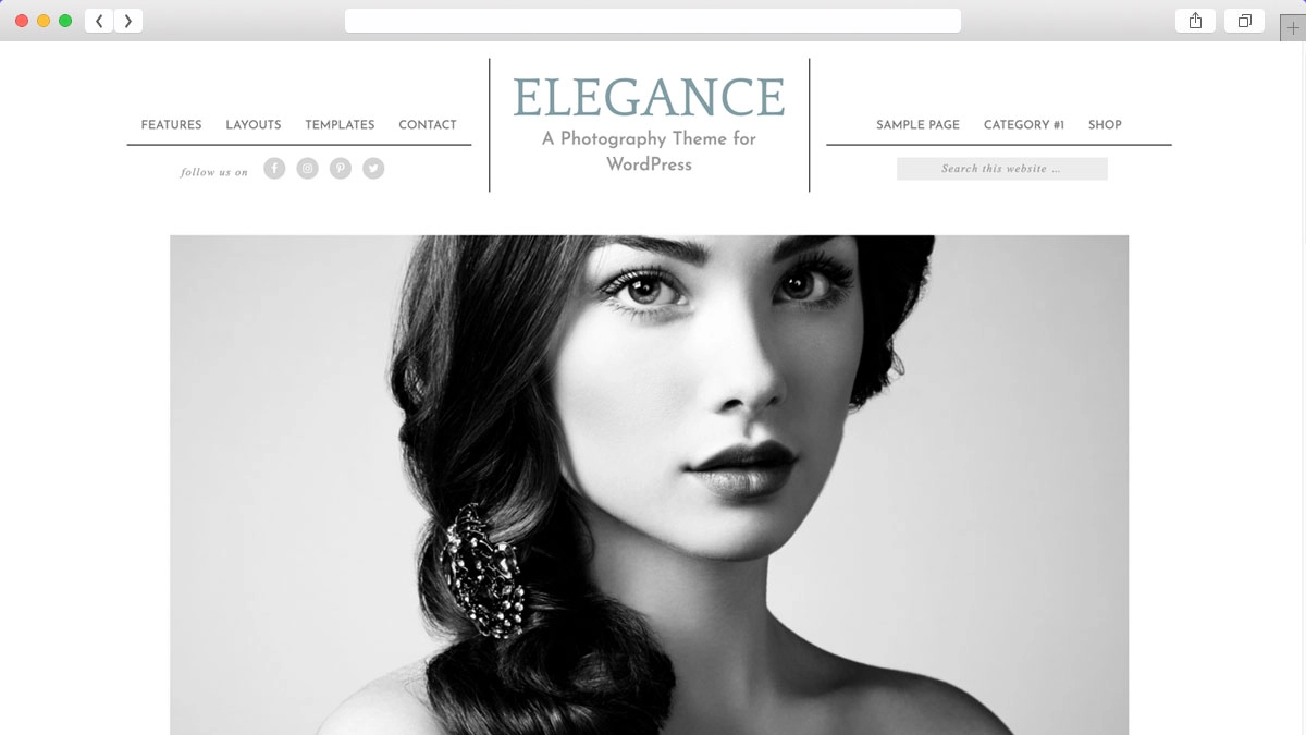 El tema Elegance Pro WordPress es el preferido por los fotógrafos para sus sitios web.