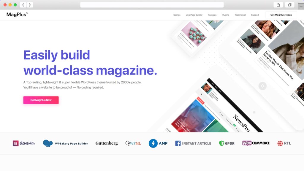 16. Teme WordPress optimizate MagPlus AdSense