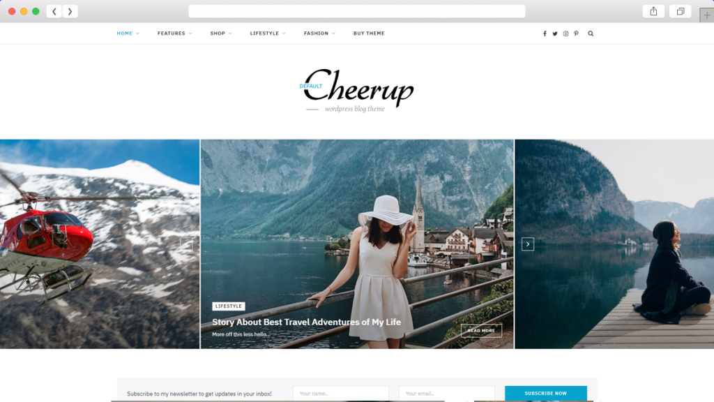 8. Cheerup Teme WordPress optimizate AdSense