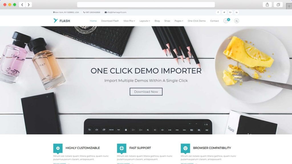 Teme WordPress gratuite Flash
