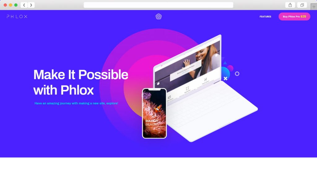 Phlox Teme WordPress gratuite
