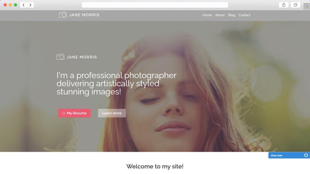 Portofoliul fotografilor Teme WordPress gratuite
