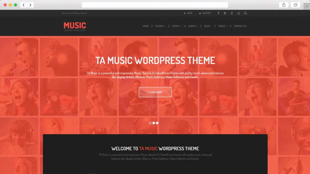 Ta Music Teme WordPress gratuite