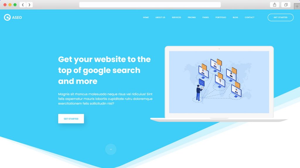 Teme WordPress gratuite Aseo