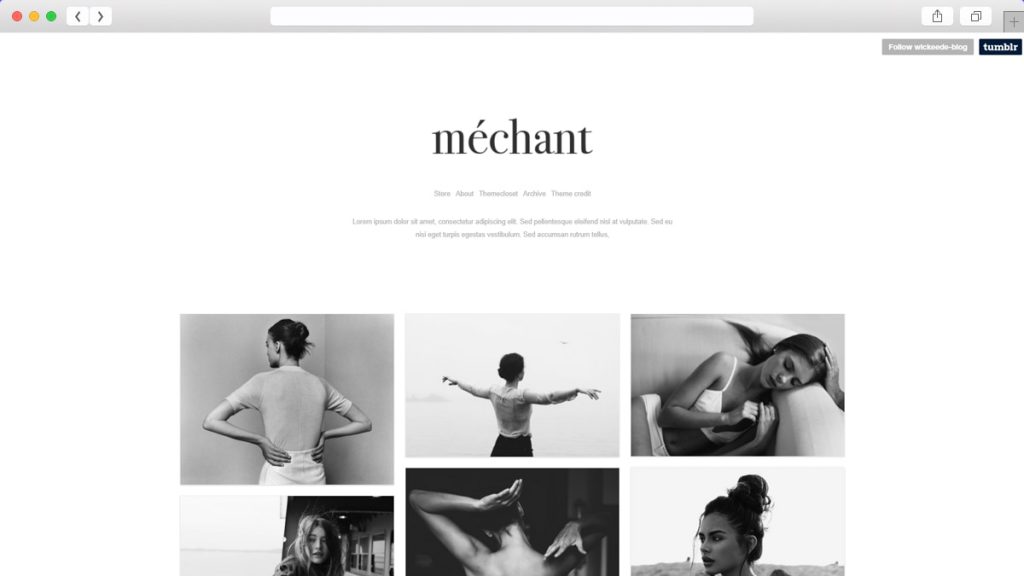 Teme Tumblr gratuite Wicked