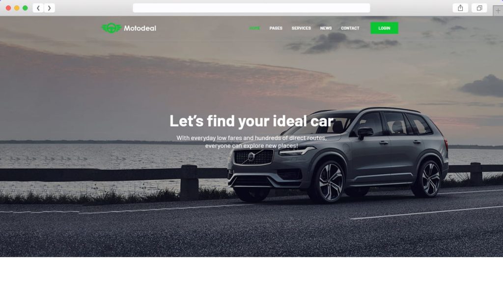 demonstrație de închiriere auto de la Motodeal