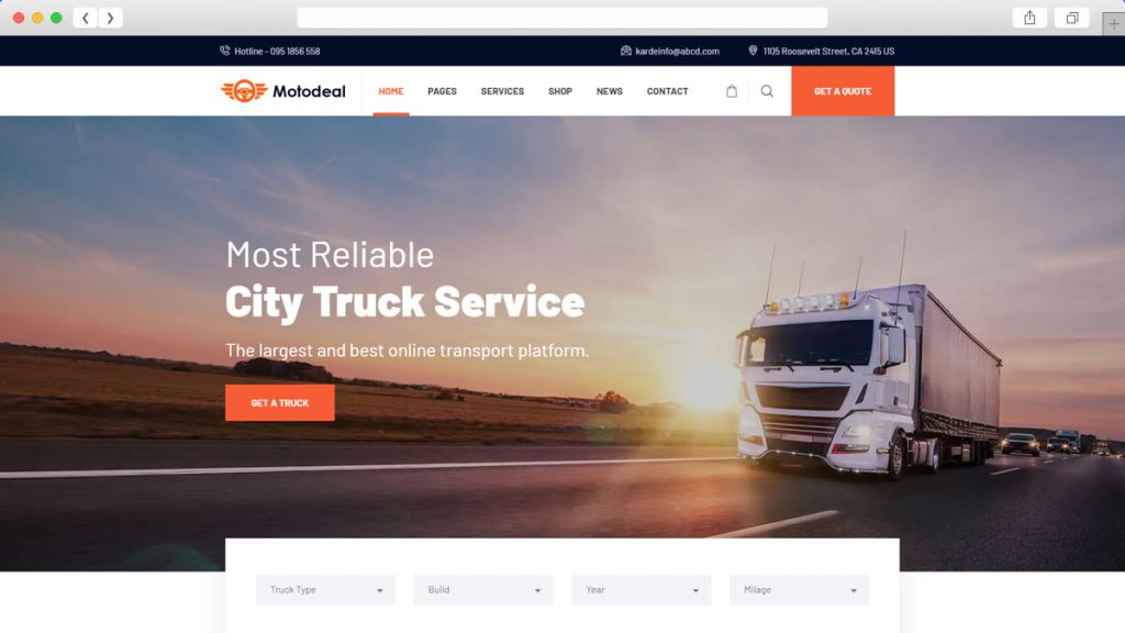 demonstrație de camion de la Motodeal