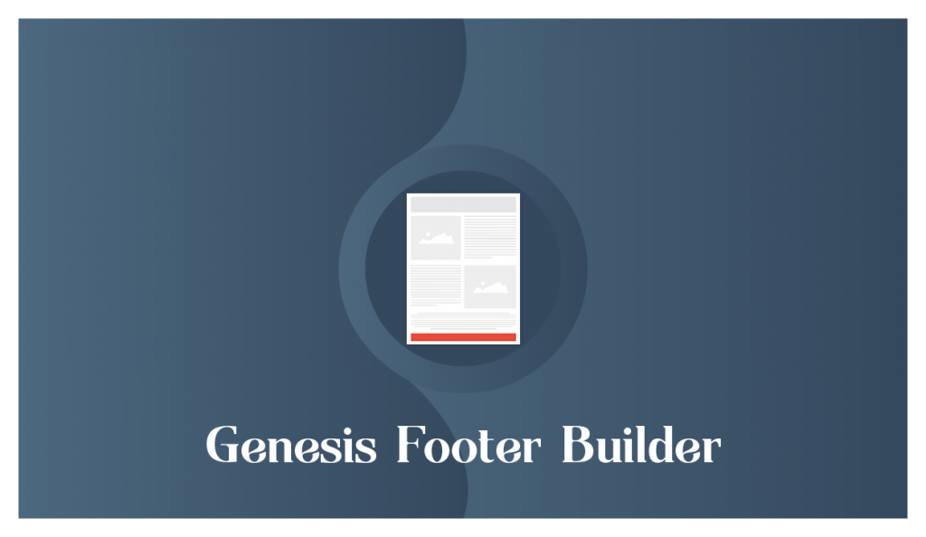 Genesis Footer Builder