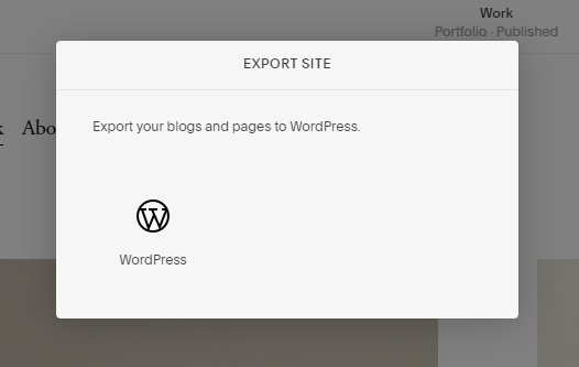 3. Squarespace - WordPress
