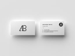 Maquette PSD de carte de visite gratuite