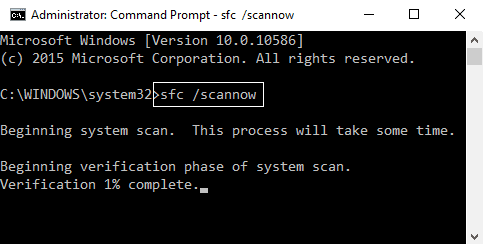 sfc scannow no cmd