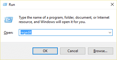 regedit no CMD