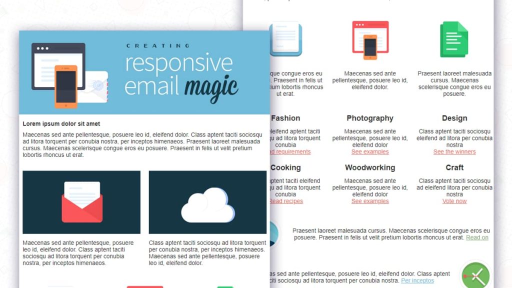 Modelo de email responsivo