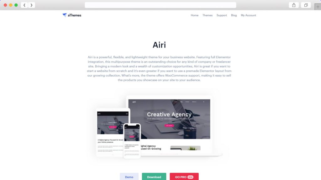 14. Darmowe motywy WordPress Airi