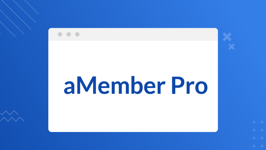 WordPress用のaMemberProメンバーシッププラグイン