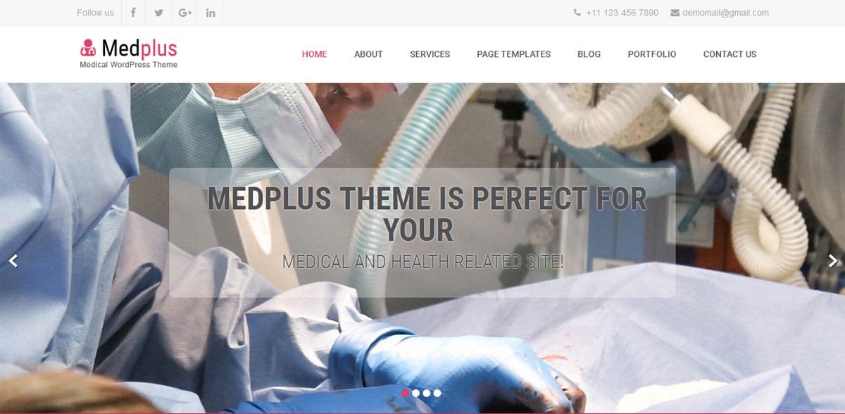 Медицинская тема WordPress