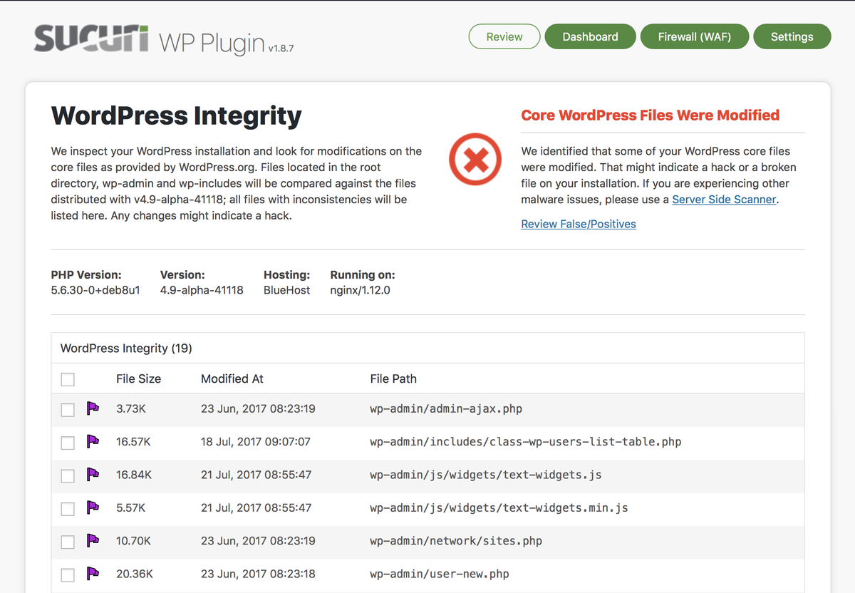 Sucuri Security - 保护您的 WordPress 网站免受恶意软件的侵害