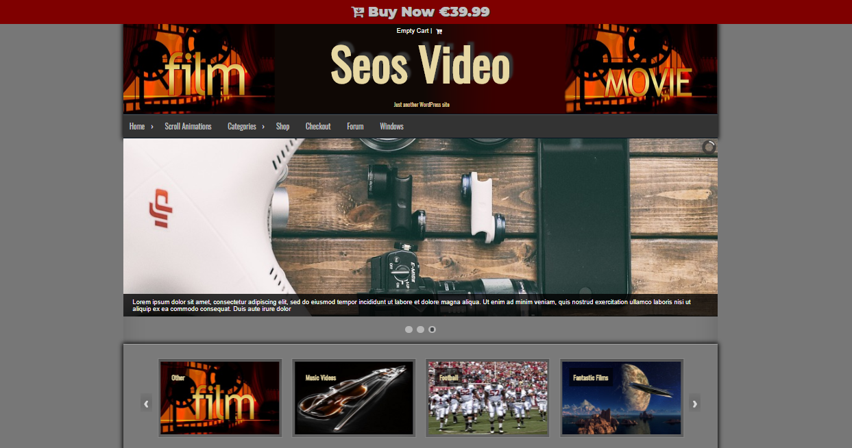 Seos 비디오 테마