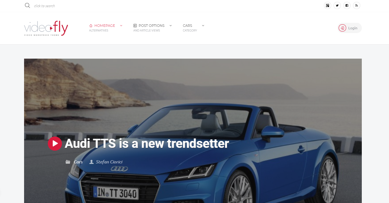 Videofly - 최고의 비디오 테마