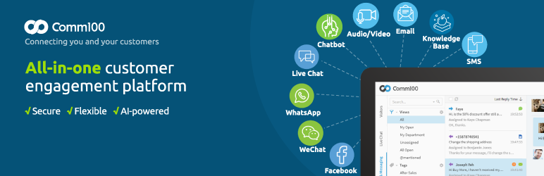 Comm100 Live-Chat & Chatbot