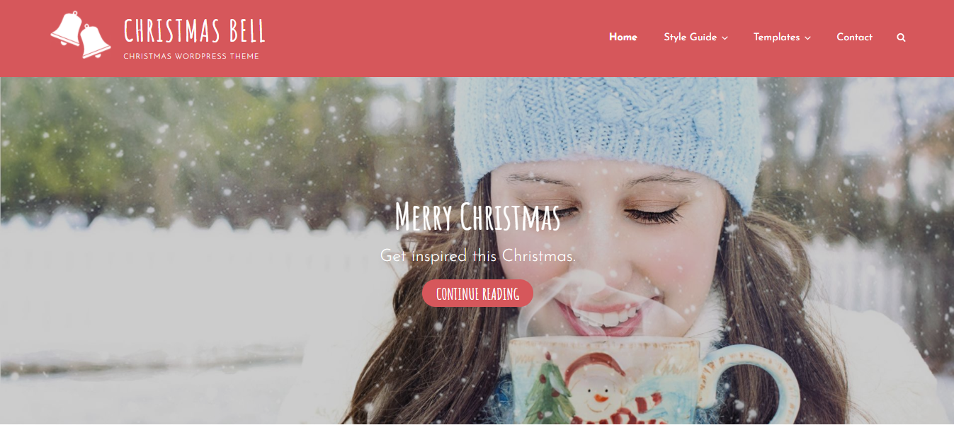 Christmas Bell es un tema de WordPress multipropósito que se puede aplicar a todos los objetivos del sitio
