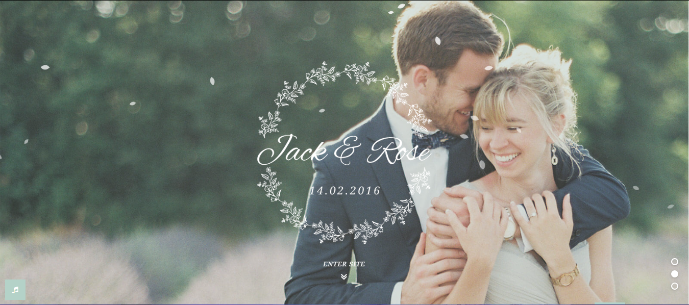 Jack & Rose - 婚礼主题