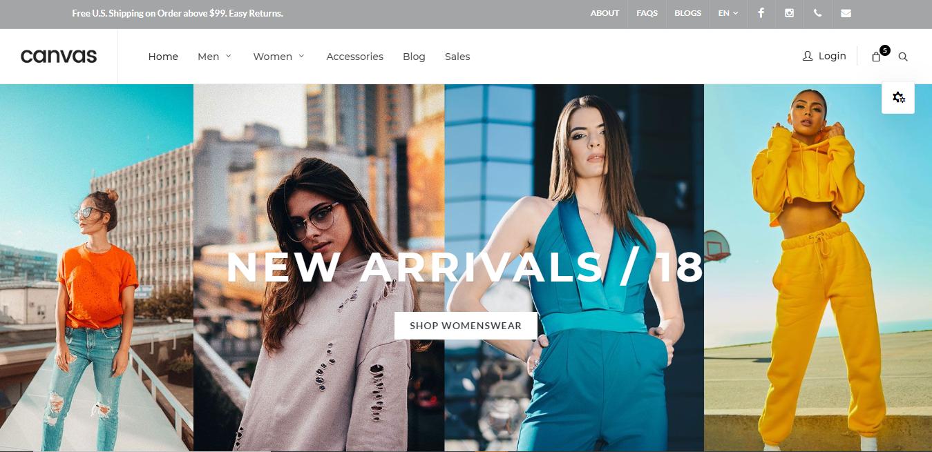 Canvas - 最佳电子商务 WordPress 主题