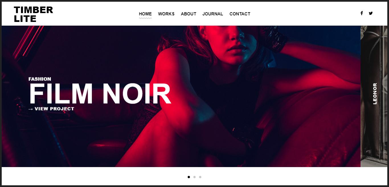 Timber Lite - 精心设计的 WordPress 主题