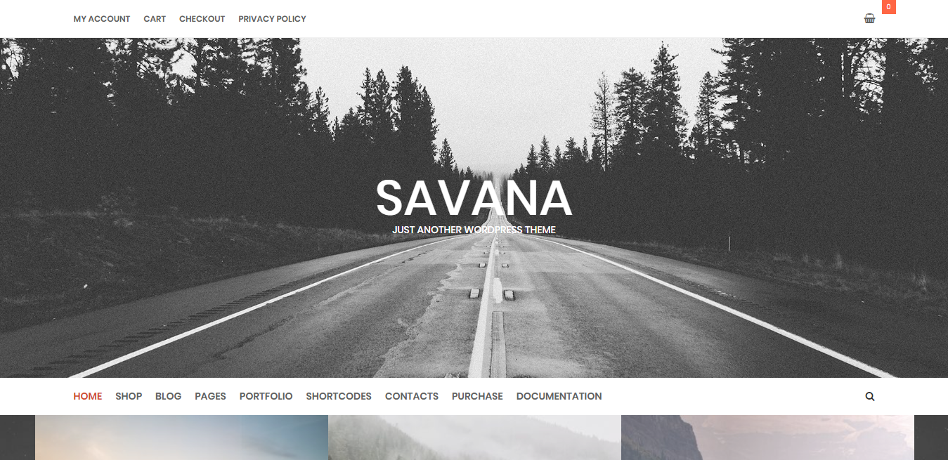 Savana Lite - 最佳 WordPress 主题
