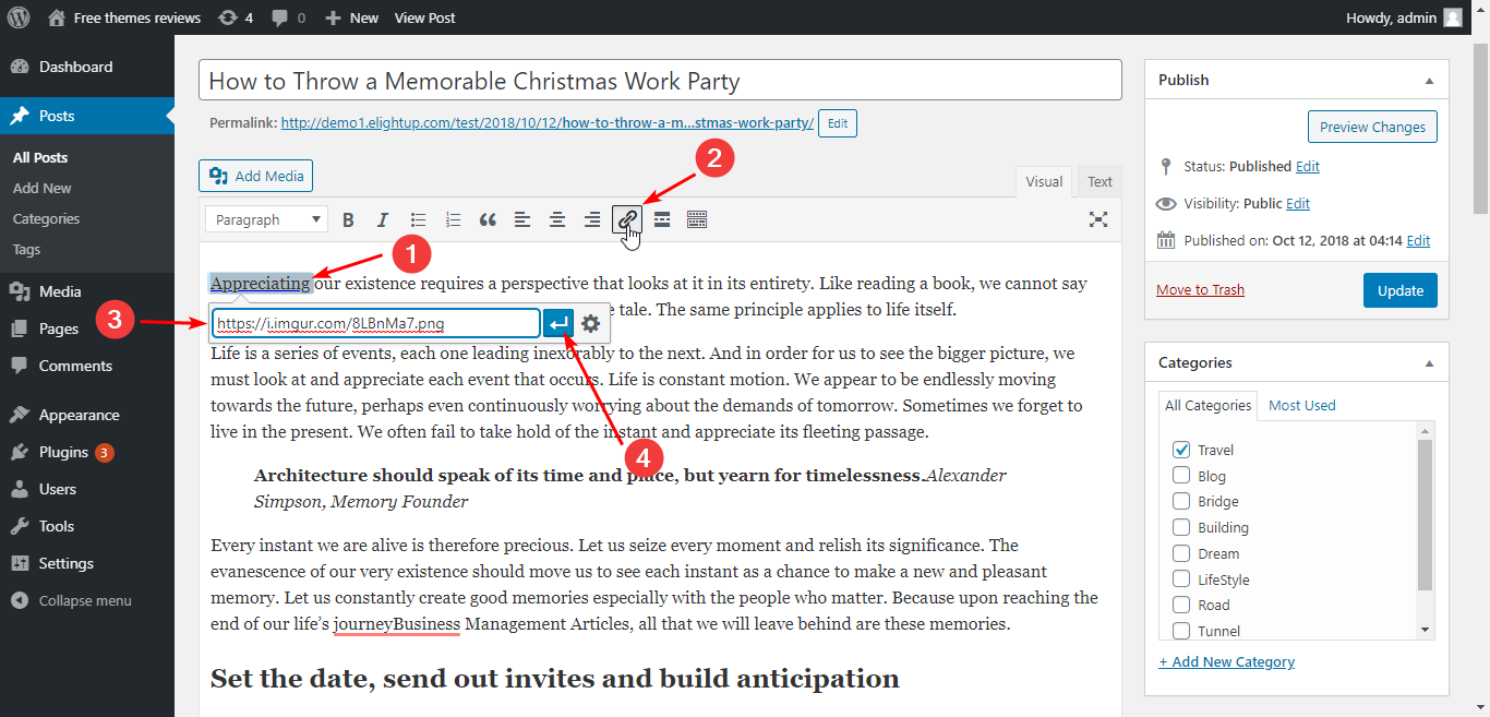a barra de ferramentas de edição