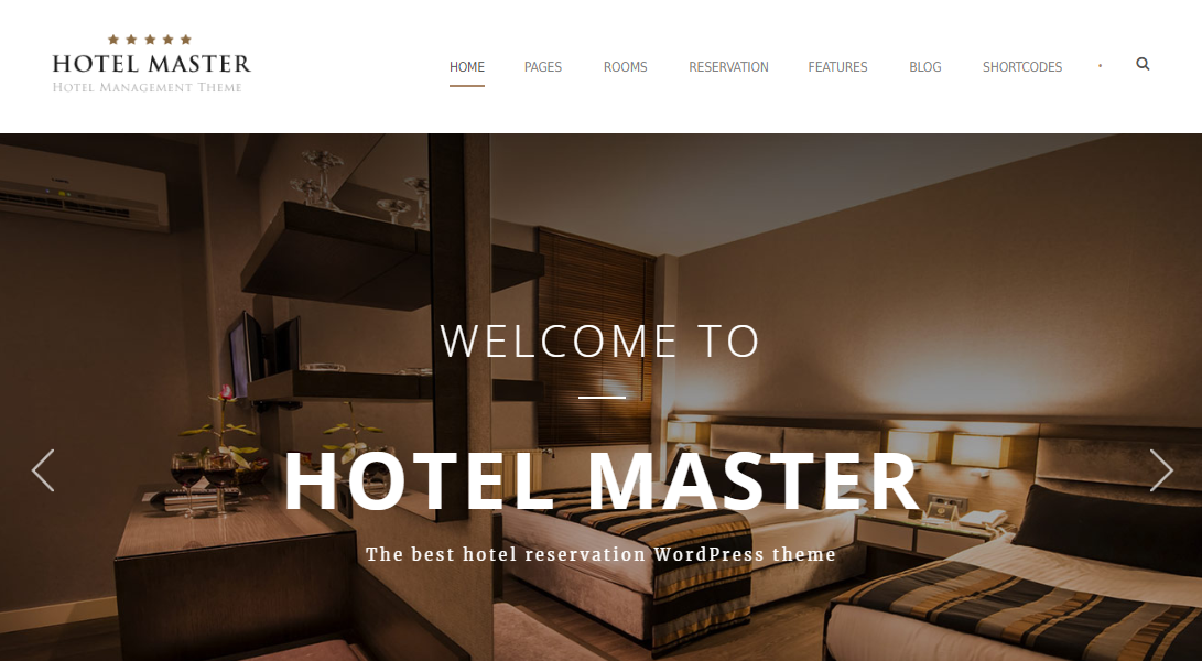 Hotel Master - Cea mai bună temă WordPress pentru hotel