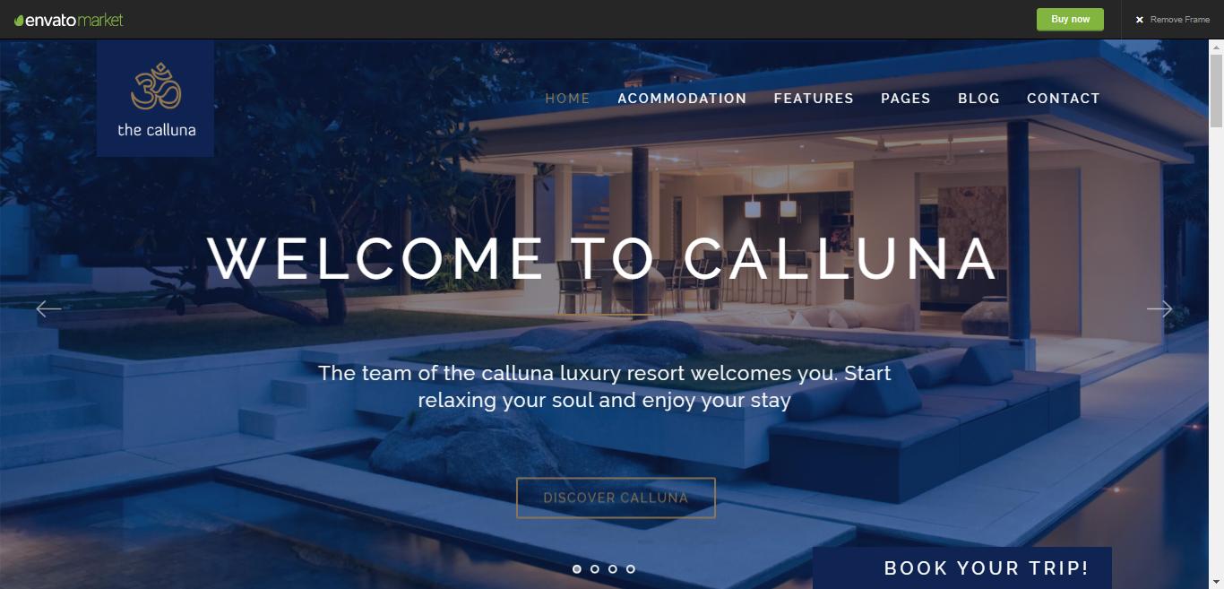 Calluna - caracteristică unică despre tema hotelului