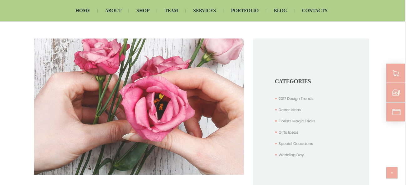 鲜花精品店和花店主题