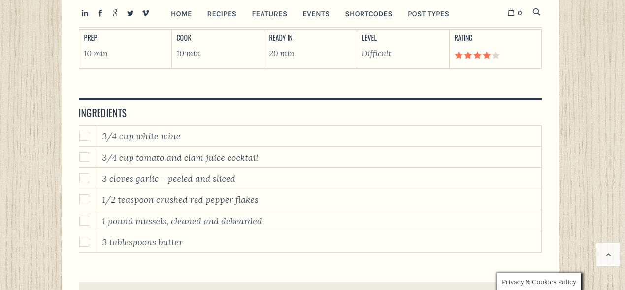 美味的食物 - 美味的食物食譜