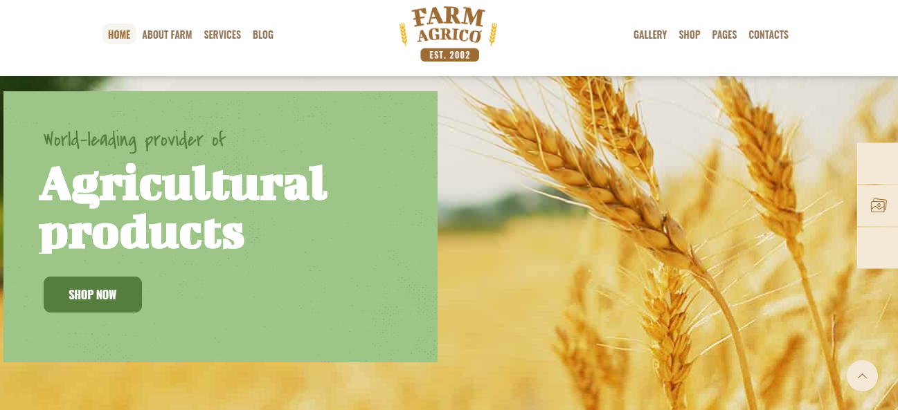 Farm Agrico - 好看的主題