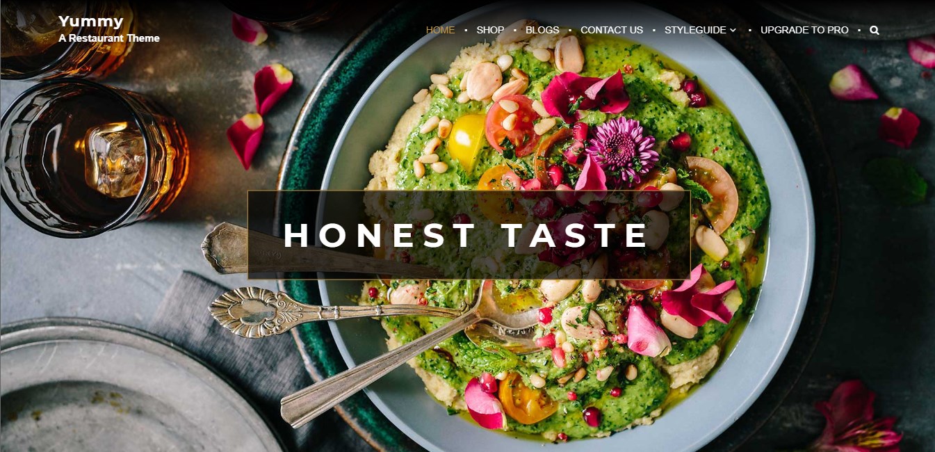 Yummy - 무료 WordPress 음식 테마