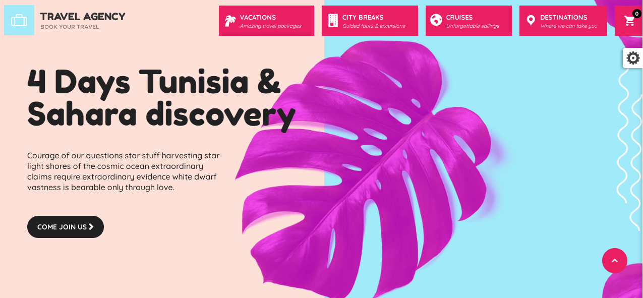 Rezervați-vă călătoria este un sentiment nou și energic pe care tema de rezervare de călătorie WordPress