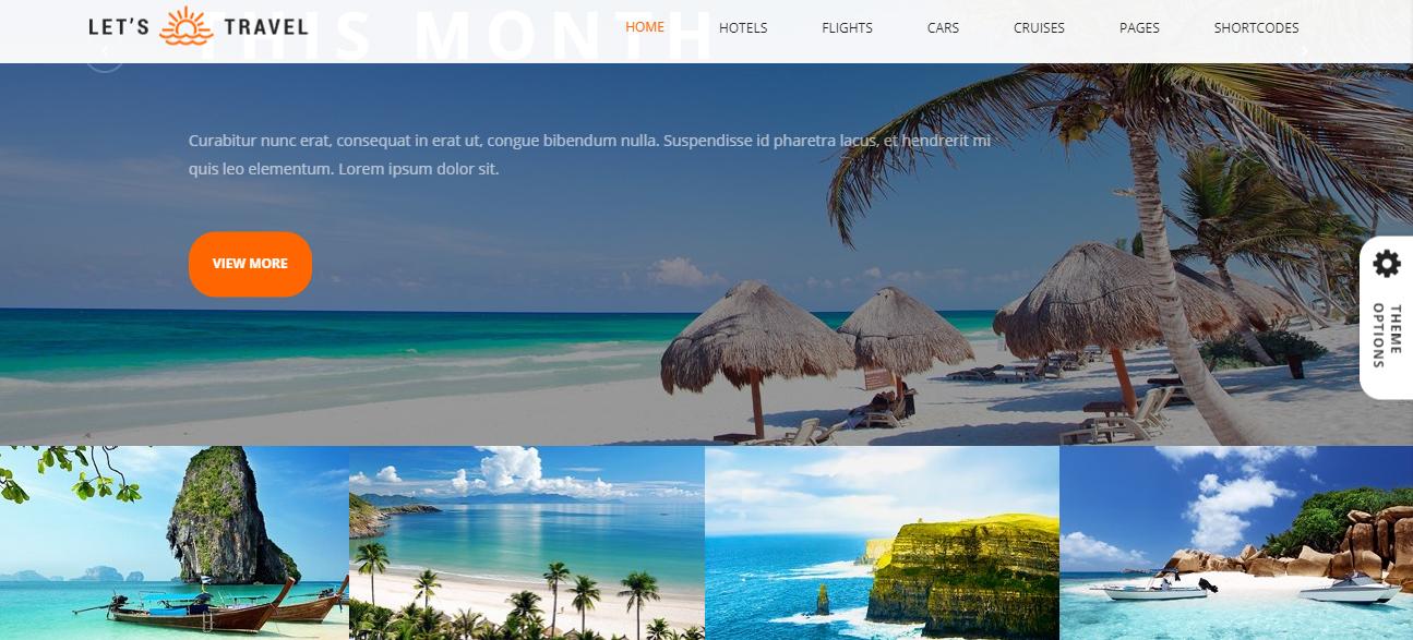 Let's Travel este considerată una dintre cele mai populare teme WordPress