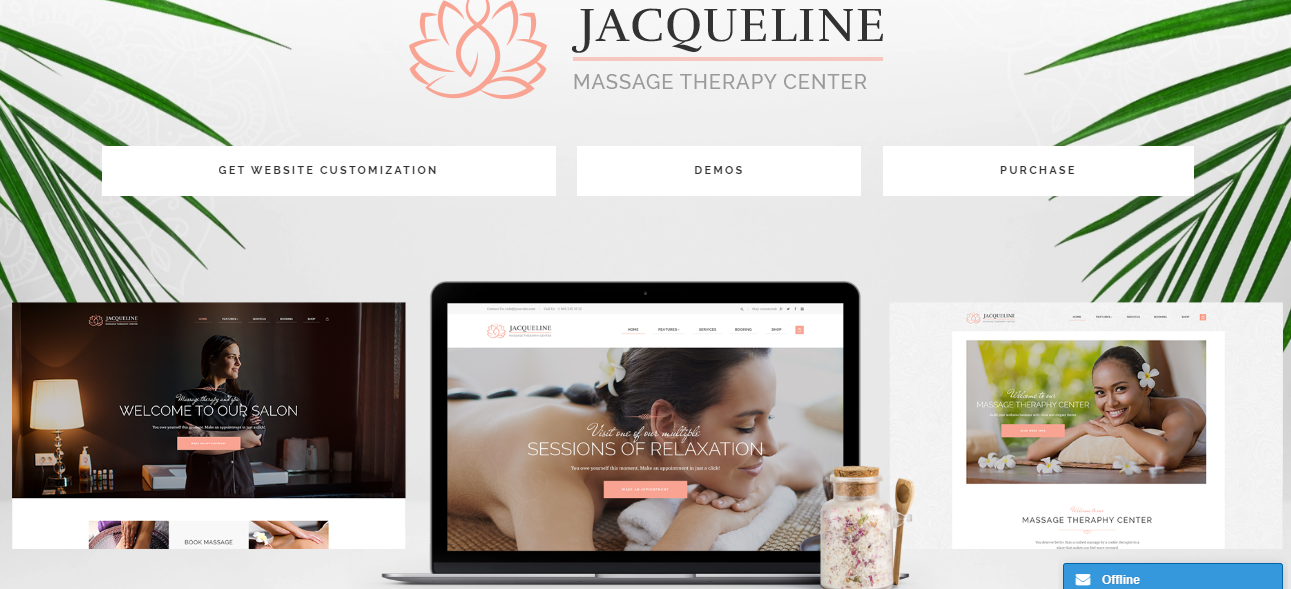 جاكلين هي واحدة من ثيمات WordPress للمكياج المصممة