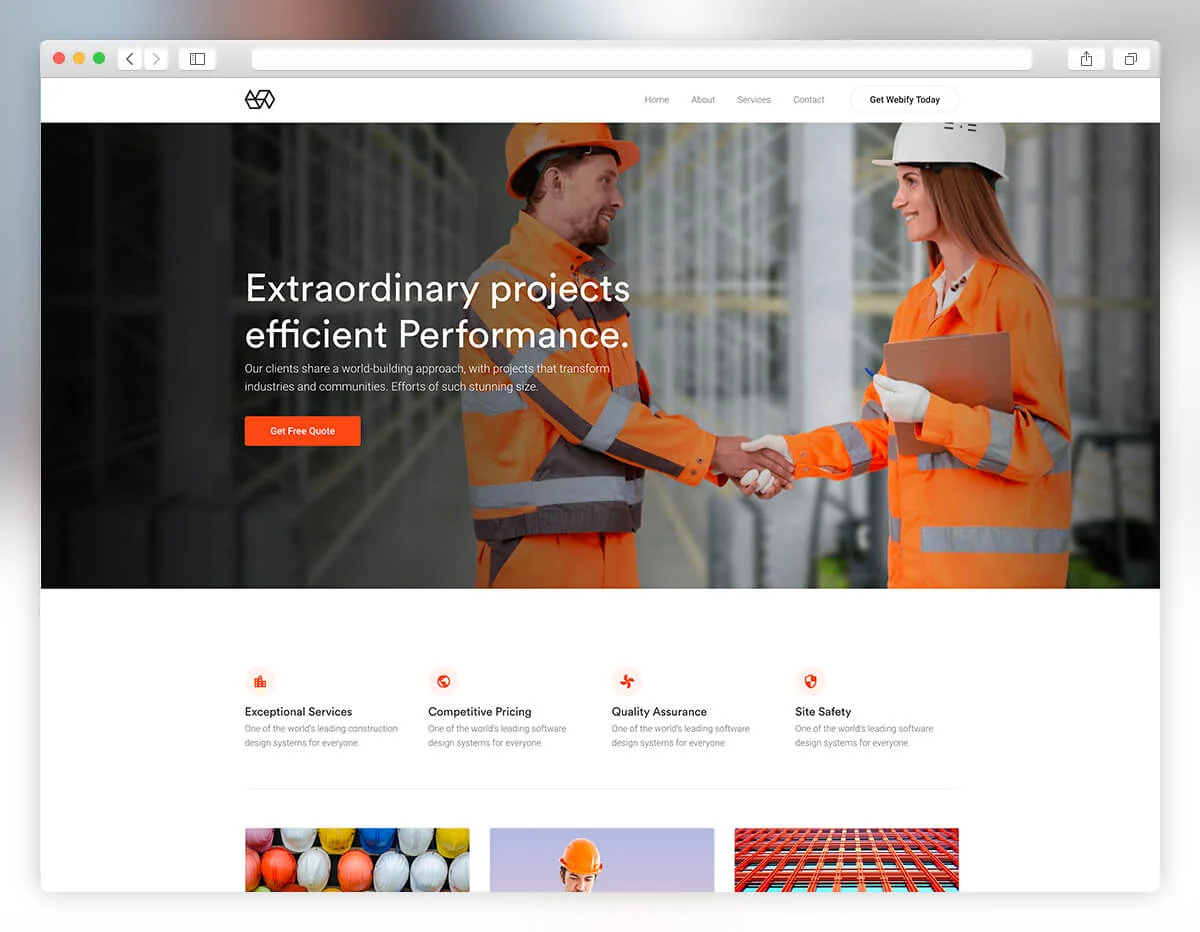 Webifyは最高のWordPress構築テーマの1つです
