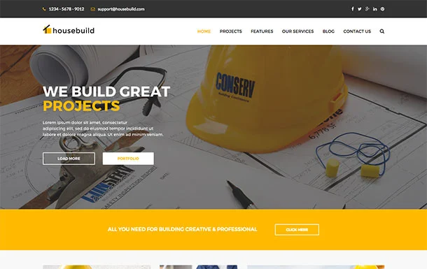Housebuildは最高のWordPress構築テーマの1つです