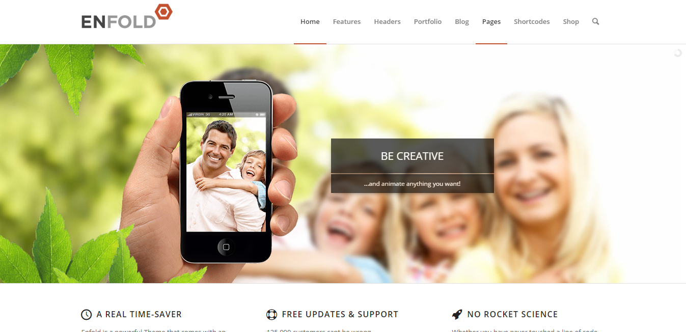 Enfold es ampliamente utilizado para cualquier tipo de negocio.