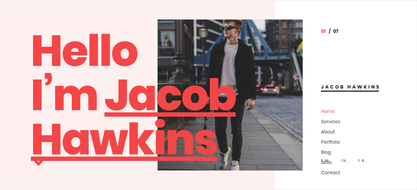 Ukko est l'un des meilleurs thèmes WordPress pour CV en ligne