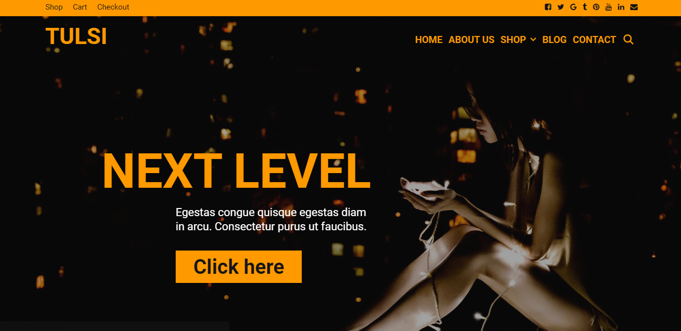 Tulsi هي واحدة من أفضل قوالب WordPress المجانية متعددة الأغراض تصميمًا